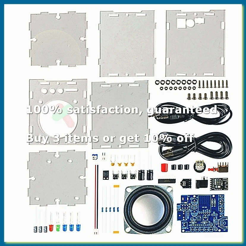 DIY Bluetooth Speaker Kit Electronics DIY Soldering Project Practice Solder Assembly DIY Electronic Kit Component