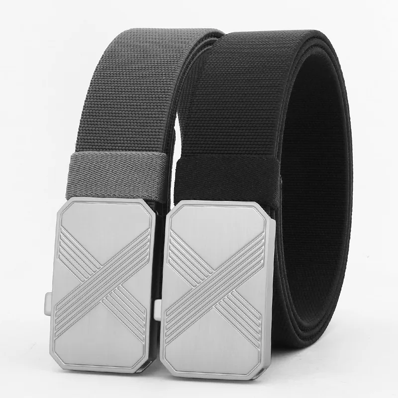 Quick detachable buckle widened tactical waistband, high-strength webbing, outdoor business and leisure multi-purpose belt
