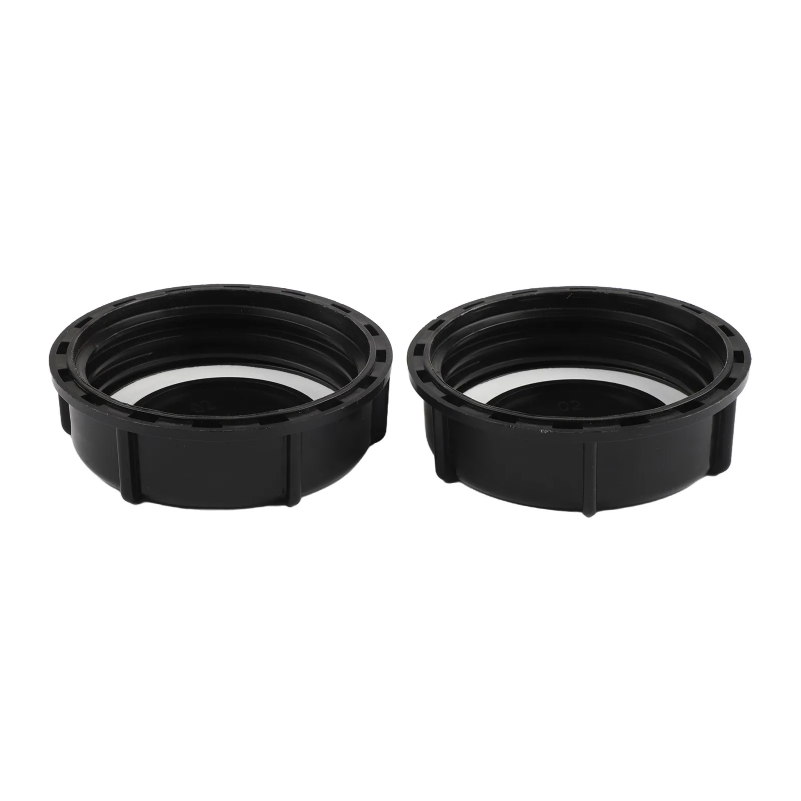 2pcs for ibc Container Screw Cap Valve Cover Compatible with DN80 S100x8 Grooved Output Port Closed Style Plastic Lid