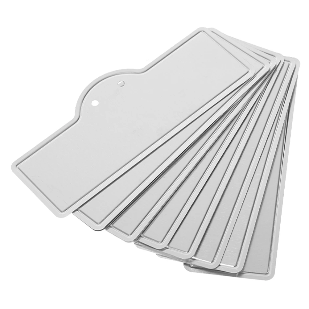 

8pcs Aluminum Plant Tags Durable Reusable Garden Markers Waterproof Metal Labels for Outdoor Plants Tree Nursery Stakes Supplies