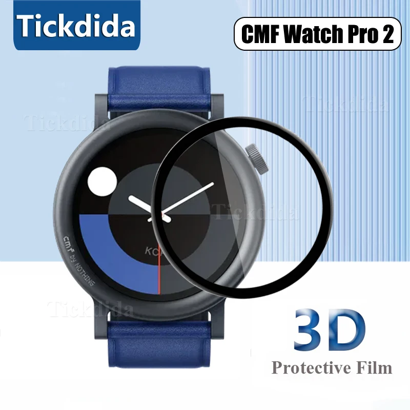 

Soft Tempered Glass for CMF Watch Pro 2 Protective Film for CMF By Nothing Watch Pro 2 Shell Screen Protector Accessories