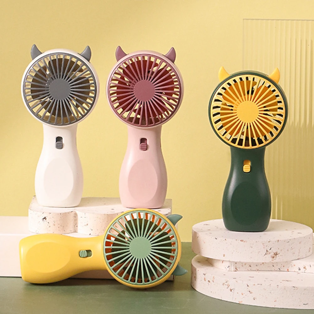 พัดลมขนาดเล็กพกพาสะดวก, ไฟกลางคืนแบบพกพาพัดลมชาร์จ USB พัดลมแบบมือถือ2สปีดปรับได้พัดลมทำความเย็นสำหรับบ้านฤดูร้อนกลางแจ้ง