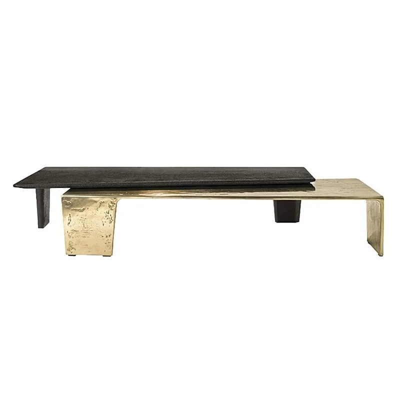 Coffee table minimalist multi-functional tea table art modern side table special-shaped