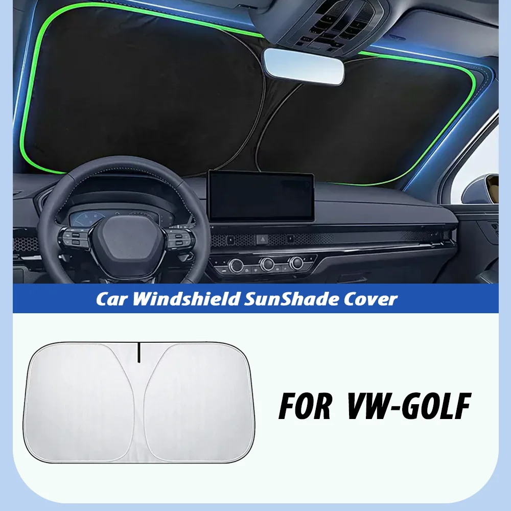 

Car Windshield Sun Shade Front Window Sunshade Protector for UV Rays & Sun Heat For VW-GOLF MK4 MK6 MK7 MK5 MK3 MK2 MK8