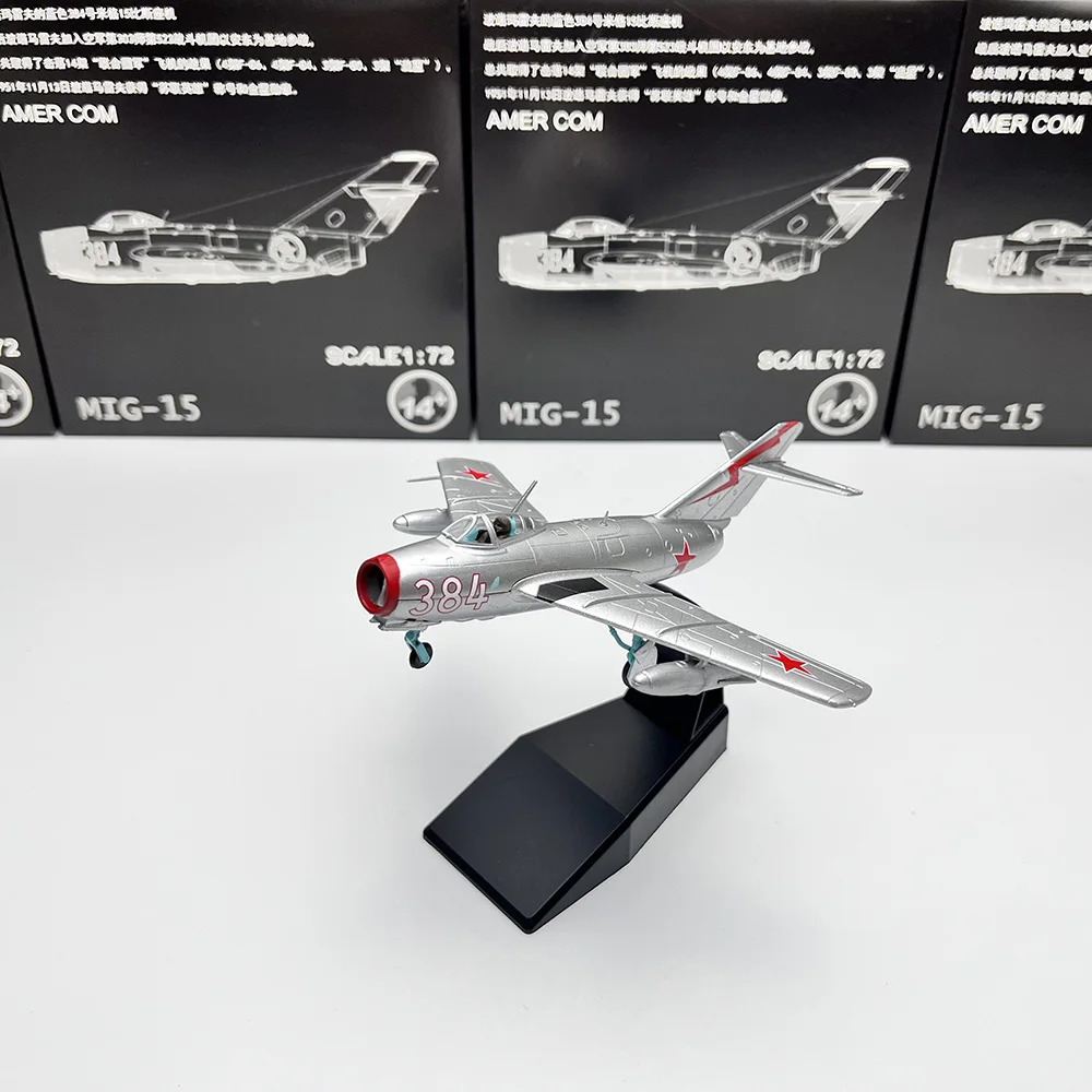 

1/72 Scale MIG MIG15 fighter Alloy Diecast Aircraft Model Souvenir Planes Ornaments Toy Display