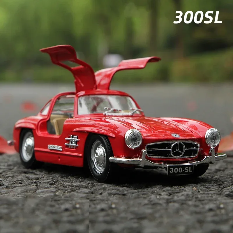 1:24 Mercedes-Benz 300SL 1954 Alloy Car Diecasts & Toy Vehicles Car Model Miniature Scale Model Car Toy