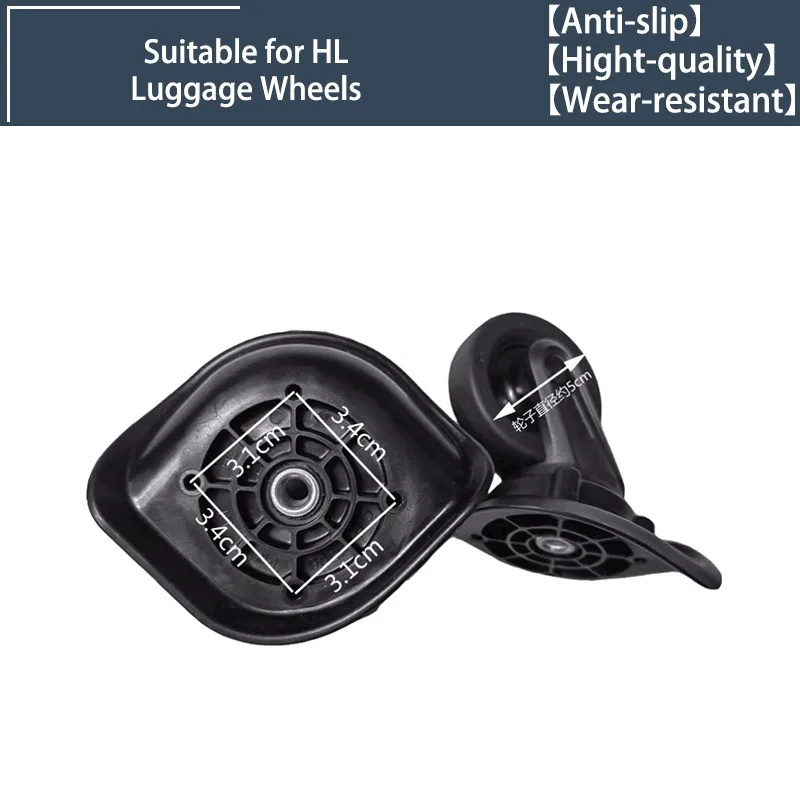 

2/4 Wheels Universal Wheels for HL C-F 1506 Swivel Wheels Luggage Accessories Replacement Trolley Parts for Suitcase