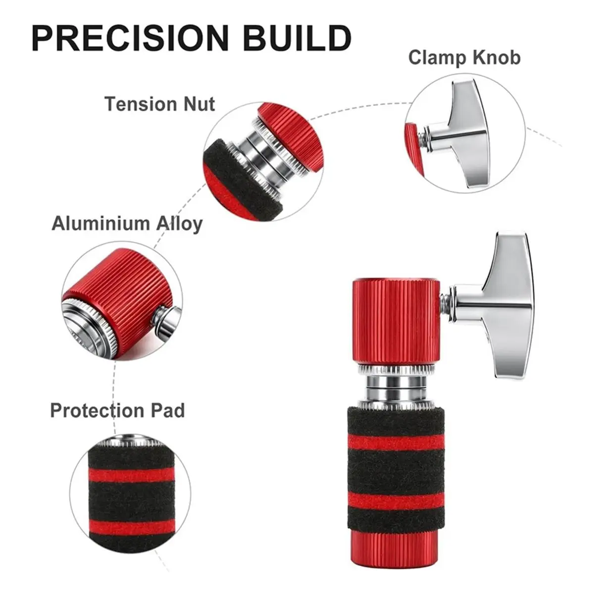 update. 2 Pack Hi-Hat Clutch with Replacement Felts Pads, Jazz Drum Hi Hat Cymbal Clutch Hi Hat Cymbal Stand, Drum Parts