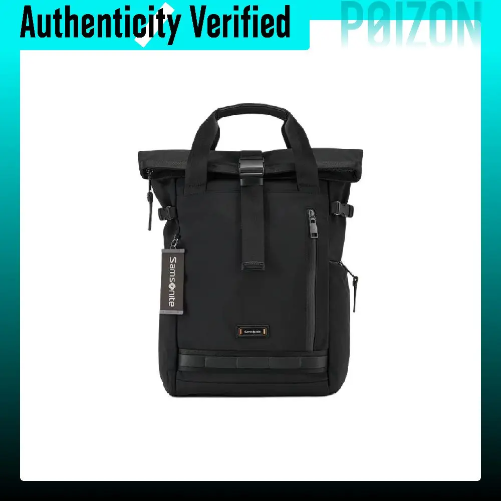 SAMSONITE Nylon Backpack Men's Black TM709201
