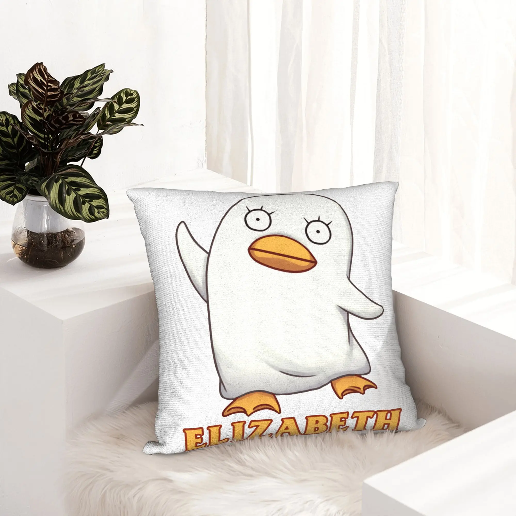 Elizabeth Gintama Pillowcase Printing Cushion Cover Decorations Gintoki Katsura Kagura Duck Anime Throw Pillow Case Cover Bed