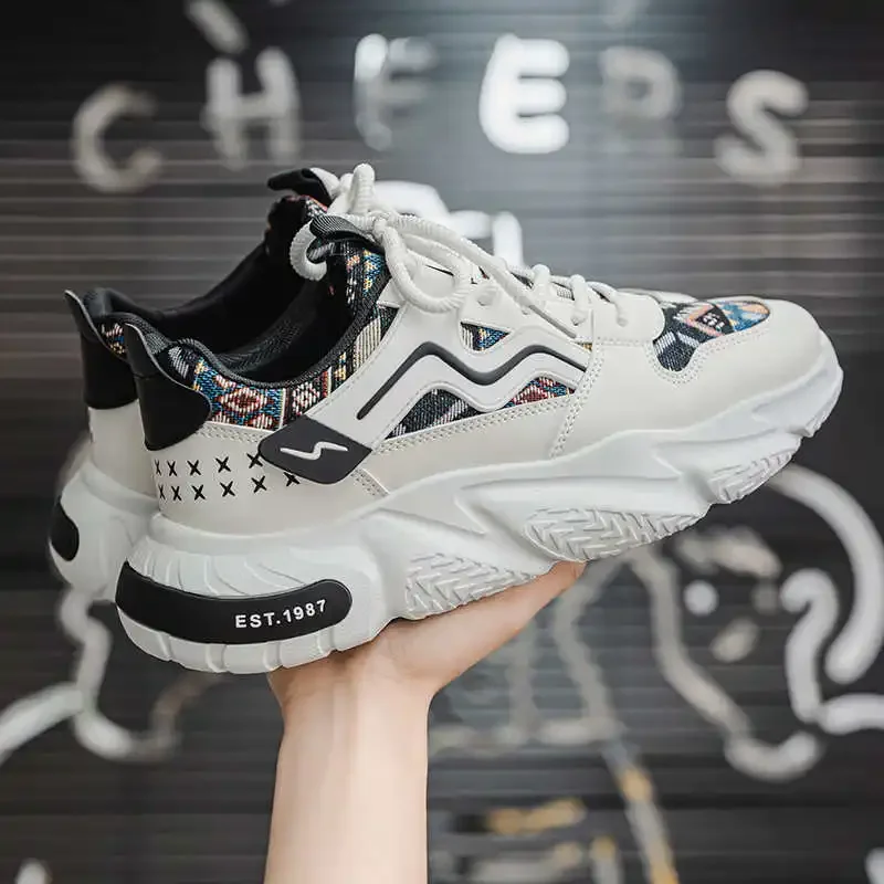 

Перфорированные офисные туфли на толстой подошве для мужчин, ботинки, свадебные вечерние платья, уличные кроссовки, спортивные кроссовки 2024, универсальные бренды