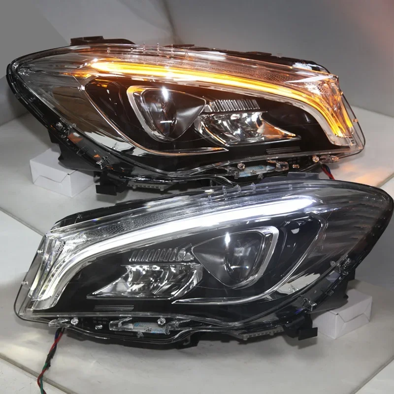 

AIROW For Mercedes-Benz CLA W117 2013-2019 New Style Full LED DRL Dynamic Signal Lamp Head Lamp Front Light Assembly