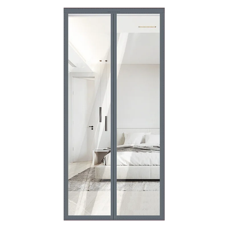 Air conditioner door curtain windshield partition curtain block anti-cold plastic transparent soft door curtain