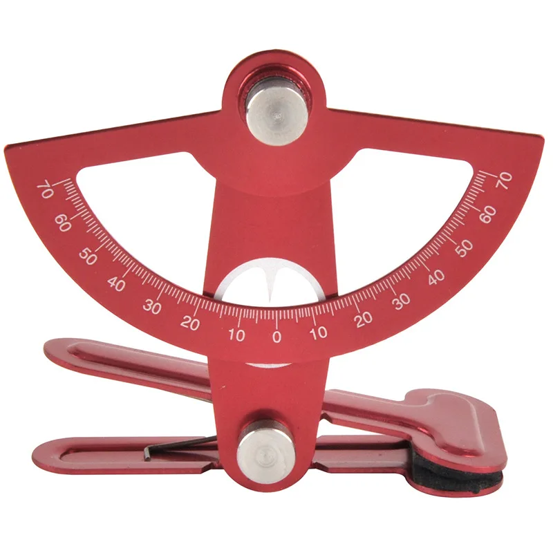 Rudder Angle Measuring Instrument, Wing  Measuring Tool, Anodized Aluminum Engraving Rudder Surface Ruler