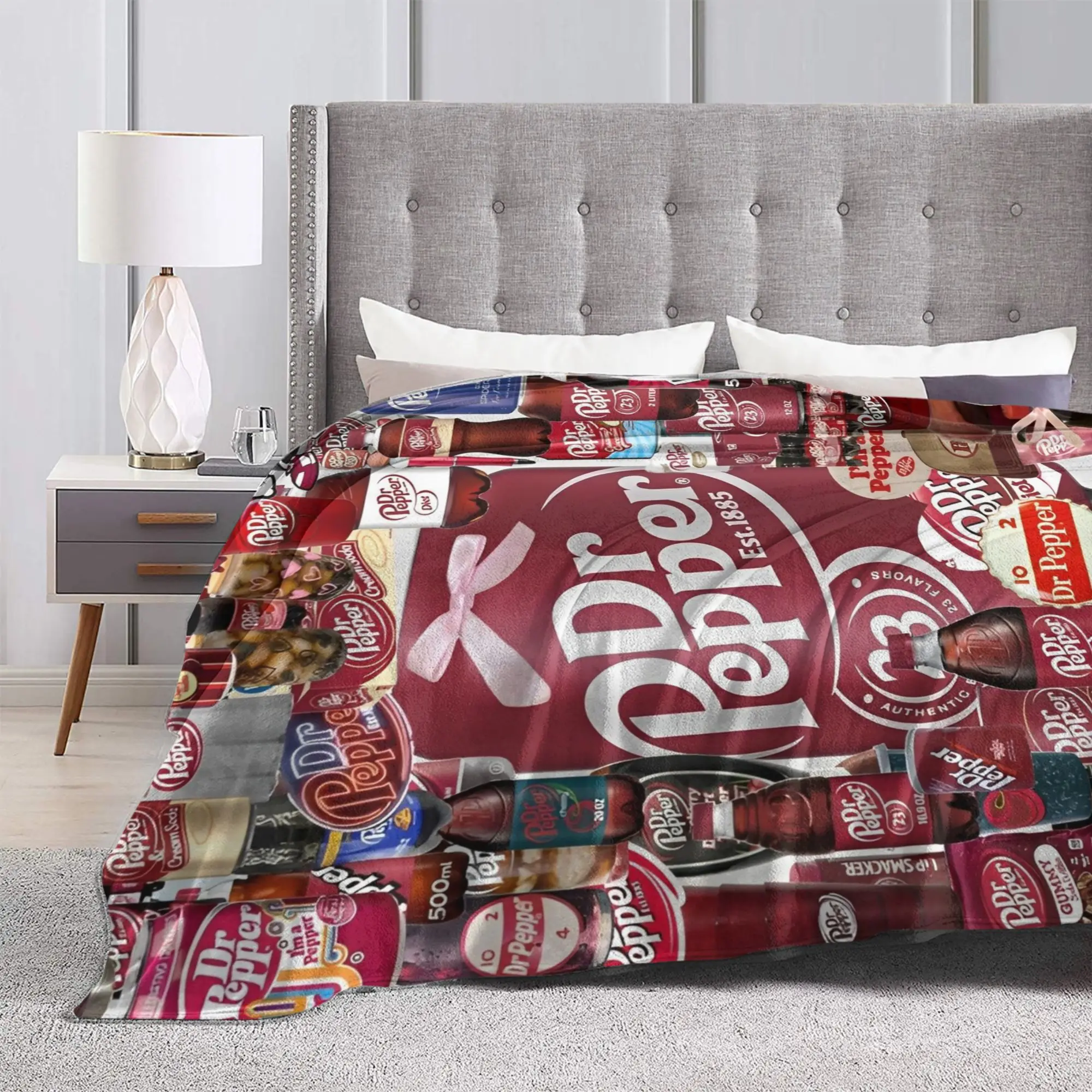 بطانيات دكتور بيبر من الصوف المبتكرة الدافئة لتزيين المنسوجات