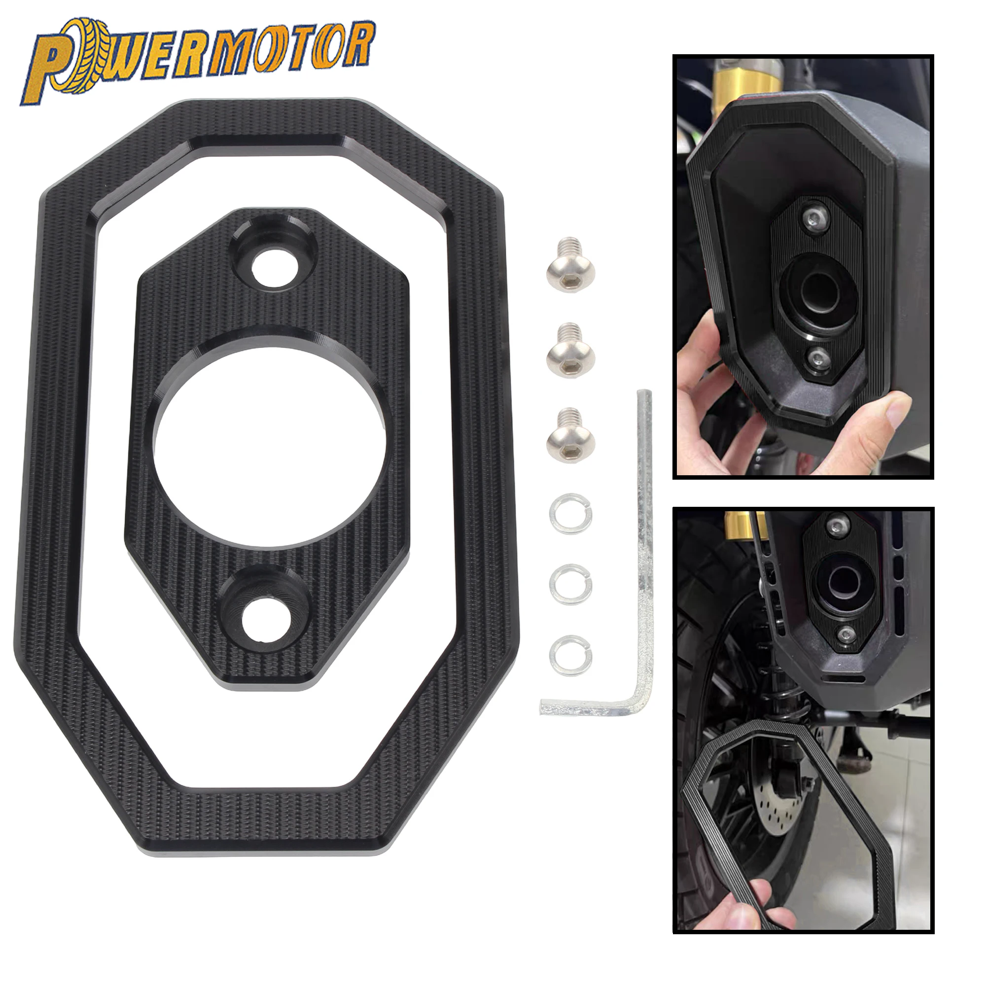 

Motorcycle Exhaust Heat Dhield Protector Guard Cover For HONDA ADV350 ADV 350 2021 to 2025 Scooter Supermoto Modified Accessorie