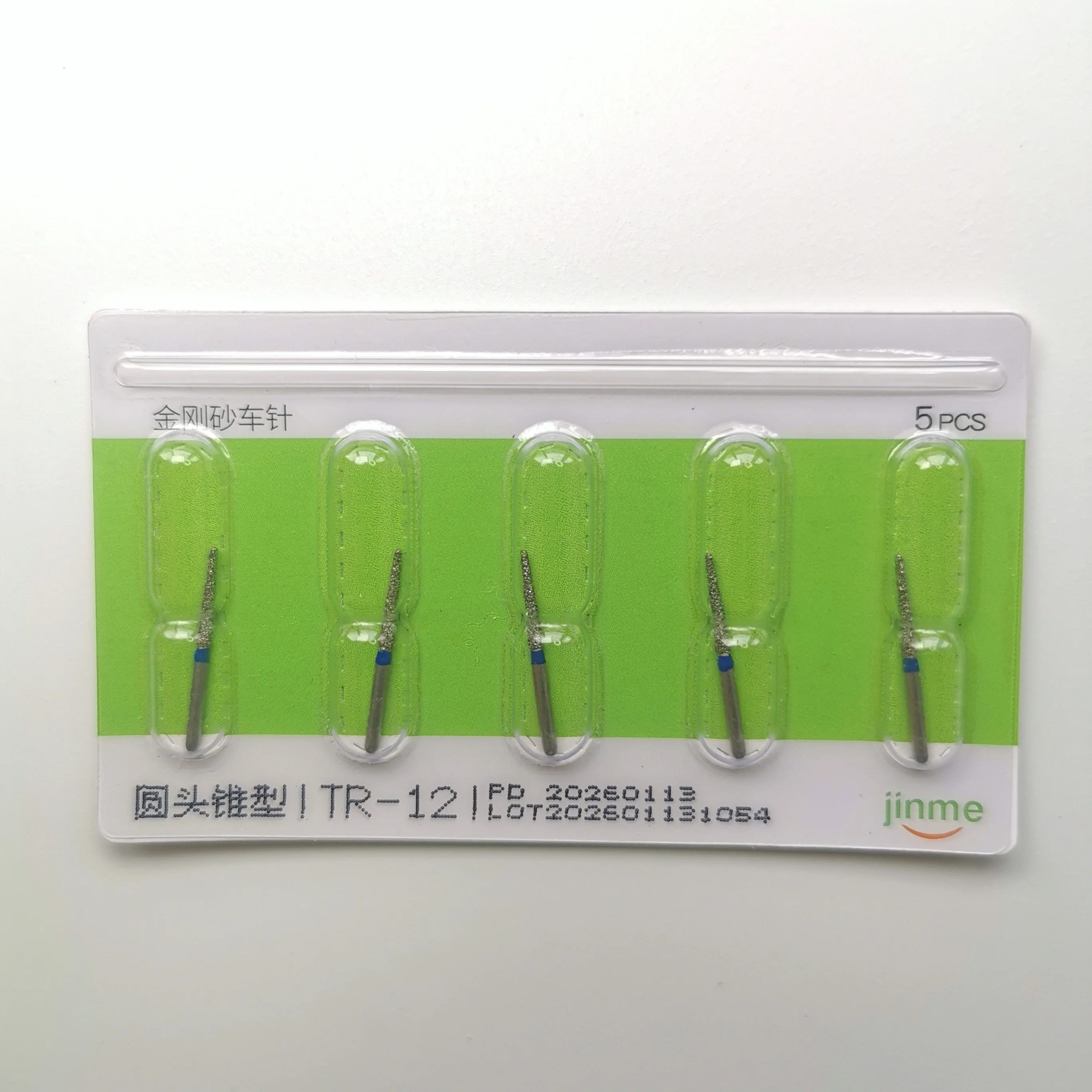 Dental Burs TR Series for High Speed Handpiece - Diamond Zirconia Ceramic Grinding Polishing Rotary Instrument 5pcs/Box - view 4