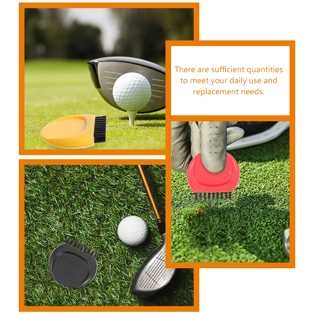 

8pcs Golf Brush Mini Golf Ball Cleaner for Outdoor Use Golfing Club Brush For Outdoor Reusable Golfs Accessories Training
