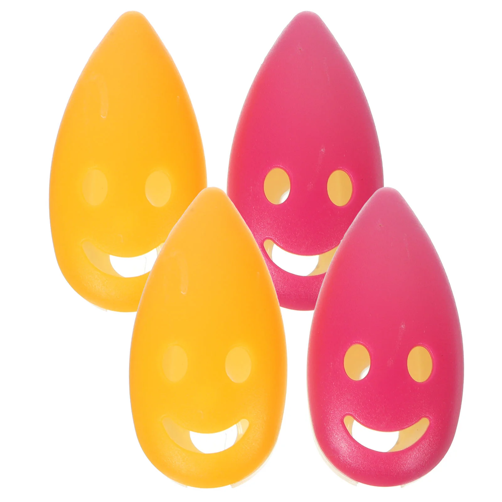 

4 Pcs Toddler Toothbrush Toothbrushes Cover Holder Storage Box Protective Cap Smile Holders Stand Baby Individual