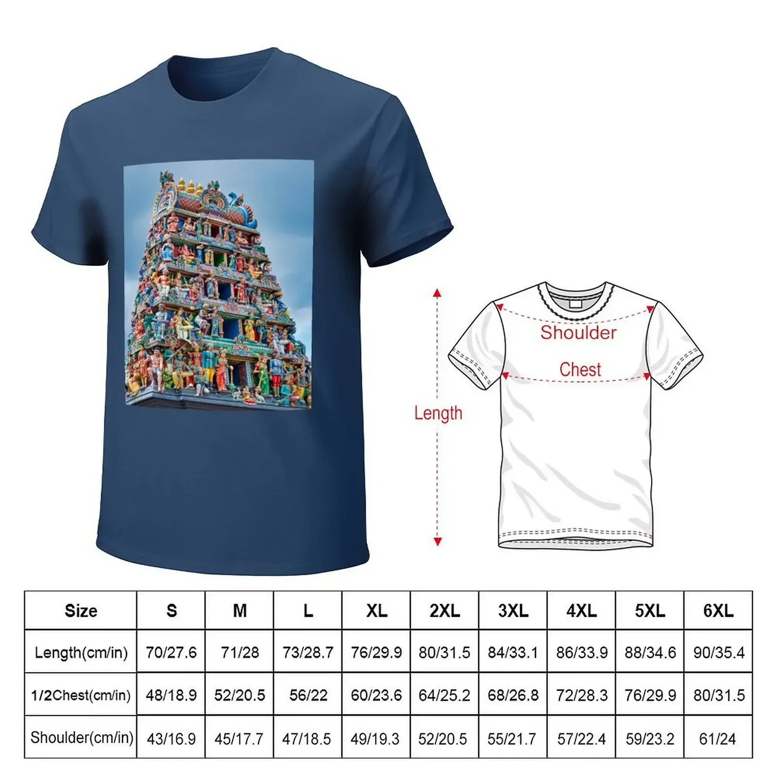 Sri Mariamman Hindu Temple Singapore T-Shirt cheap stuff essential t shirt customizeds quick-drying t shirts for men graphic