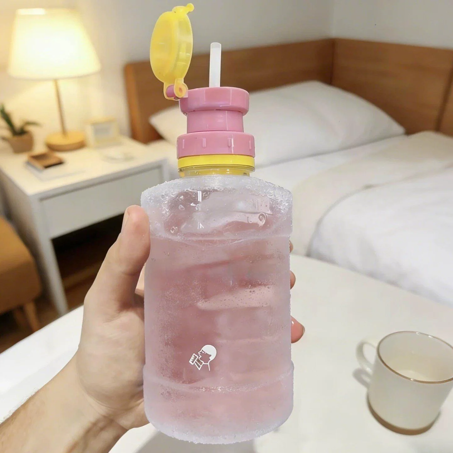 Dopamine Straw Bottle Cap Large Caliber Portable Three-In-One Adapter Child-Safe Drinking Water Device  Quality