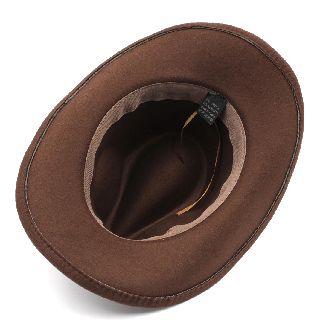 Cowboy Hat with Wide Belt for Women and Men Western Theme Halloween Costume Accessory