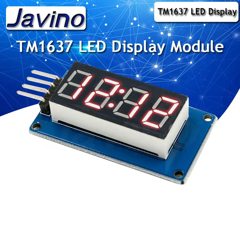 TM1637 LED Display Module For Arduino 7 Segment 4 Bits 0.36Inch Clock RED Anode Digital Tube Four Serial Driver Board Pack