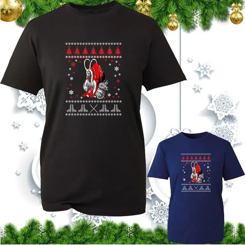 Merry Christmas Evil T Shirt Horror Scary Nightmare Ghost Xmas Festive Topi