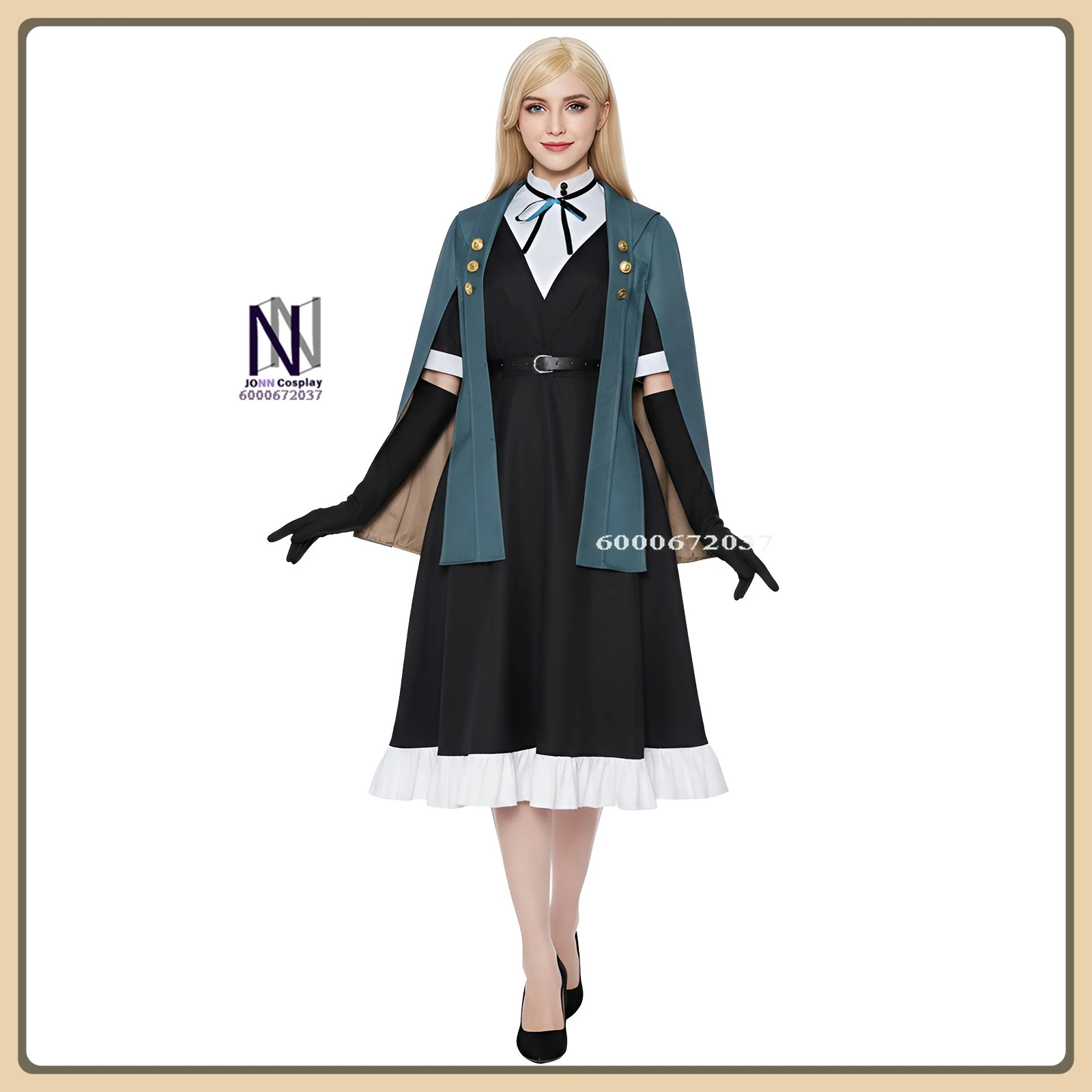 

Hot Firefly Role Playing Costume (Fashion Style) Slim-Fit Black Uniform Dress High Quality Comic Con Party Outfit (Female Adult)