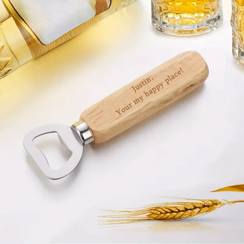 Personalised Engraved Bottle Opener, Engraved Beer Opener, Suitable as a Gift for Boyfriend, Girlfriend, Parents, Friends image 5
