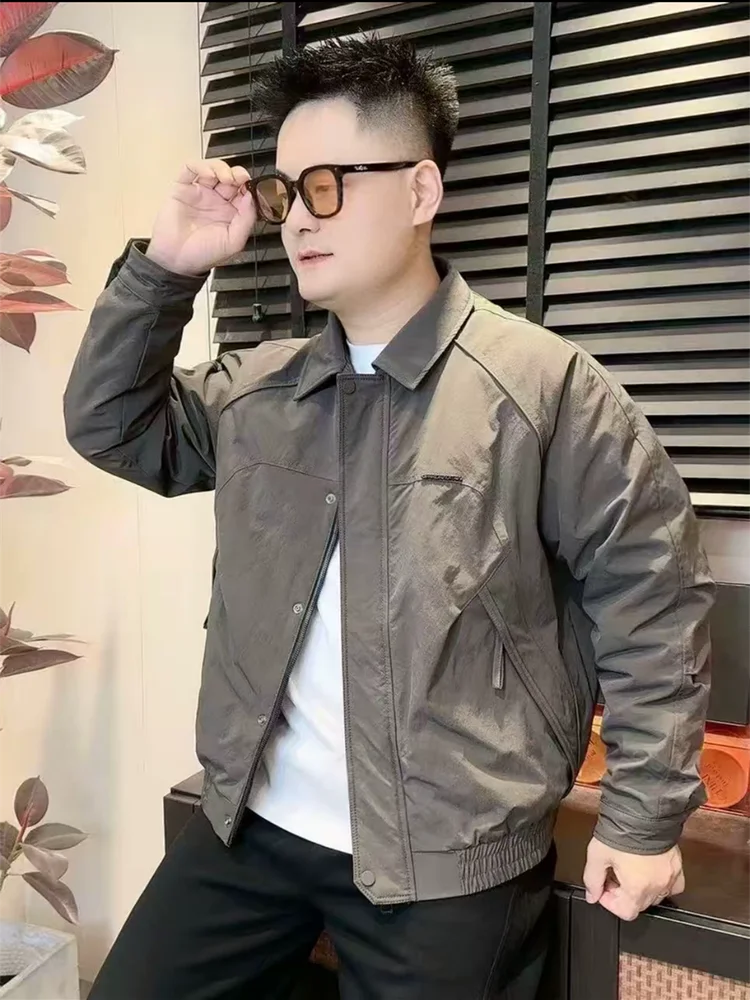 

Winter New Faionable Men's Outdoor Thiened Cotton Jaet Stand Collar Windproof Warm Polyester Fiber Casual Long Sve