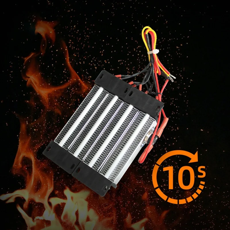 절연 PTC 세라믹 에어 히터, 전기 히터 부품, 가열 저항 온도 제어, AC DC 1000W