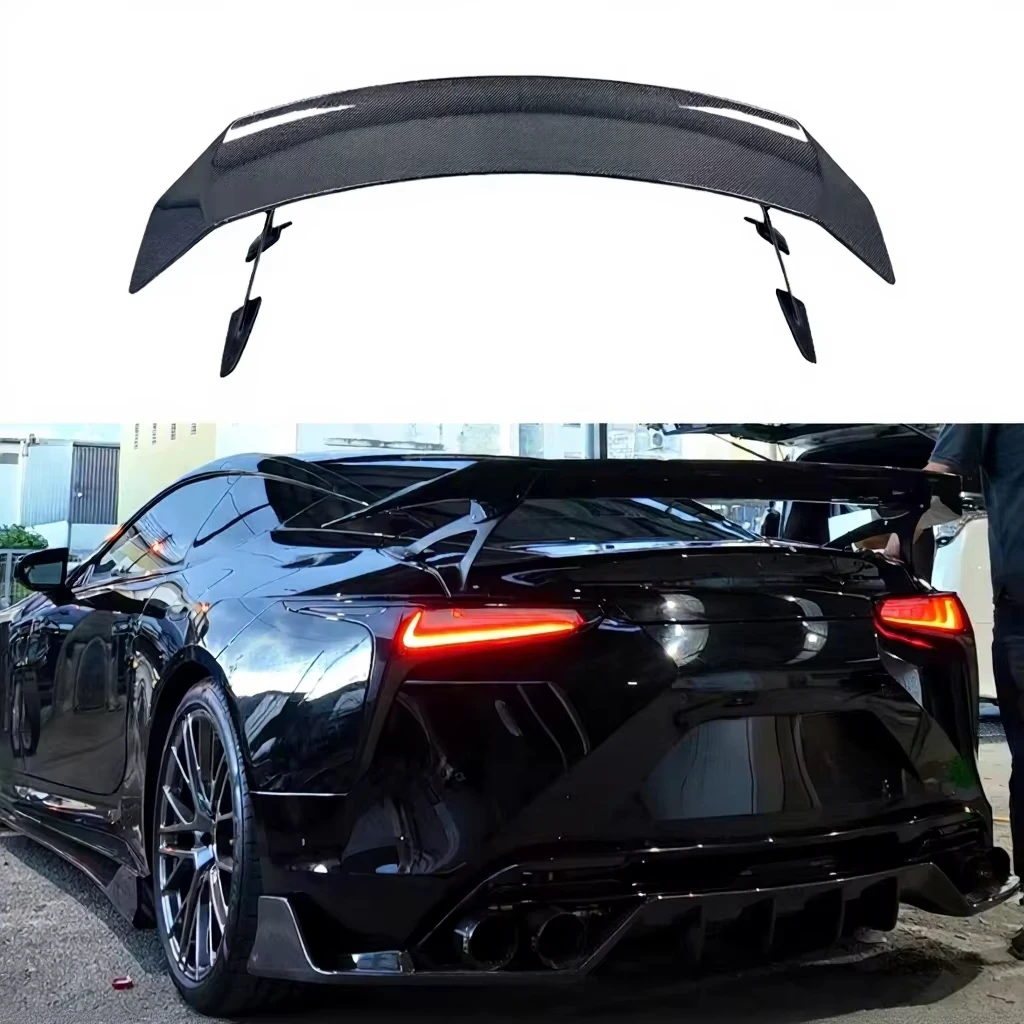 Wholesale Dry Carbon Fiber Art Style Rear Wing for Lexus LC500 LC500H Rear Trunk Wing