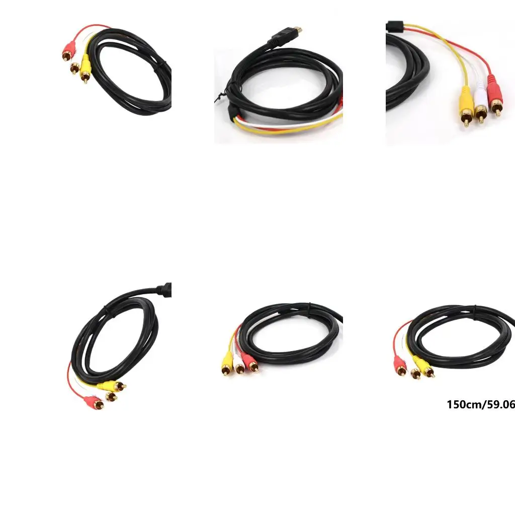 

HDTV-совместимый с 3RCA Composite Converter Cable Передает цифровой слуховой видеосигнал для аналогового телевизионного монитора