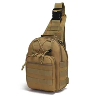 Outdoor Men's Chest Pack for Hiking, Cycling, and Fishing Tactical Sling Bag 2