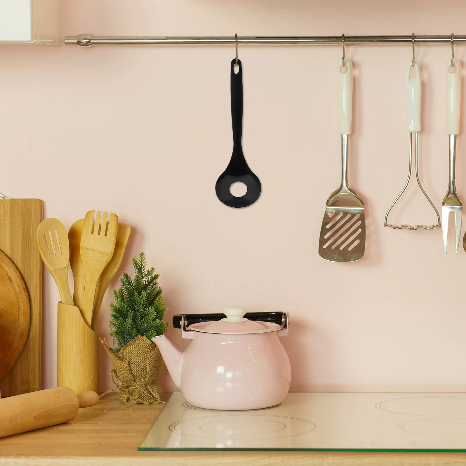 

Meatball Maker Spoon Stainless Steel Black Kitchen Gadgets Meat Ball Tool Home Cooking Utensils minced meat press hole forming