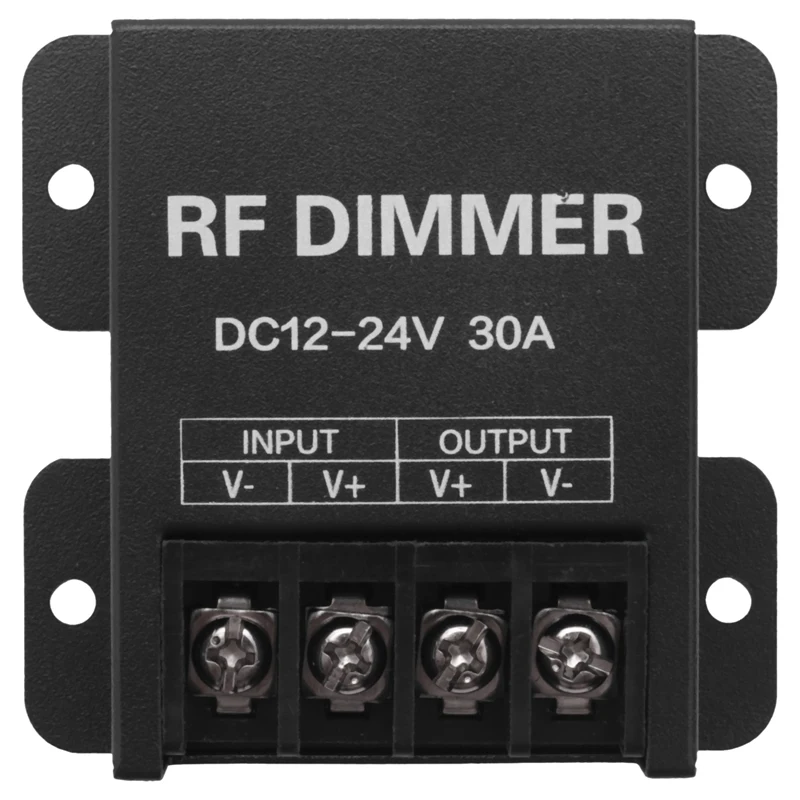 12V RF LED Dimmer Wireless Brightness 3 Keys Remote Controller DC 12V- 24V 30A 360W 720W for 5050 3528 Single Color Strip Lights