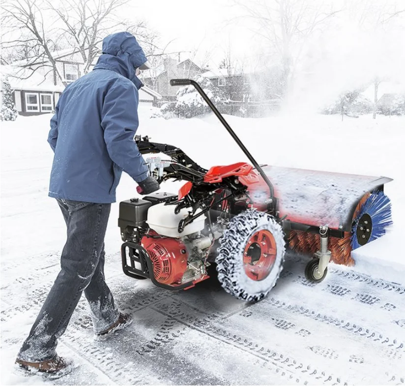 petrol Engine 6.5HP Electric Start Snow Thrower petrol Snow Blower Price