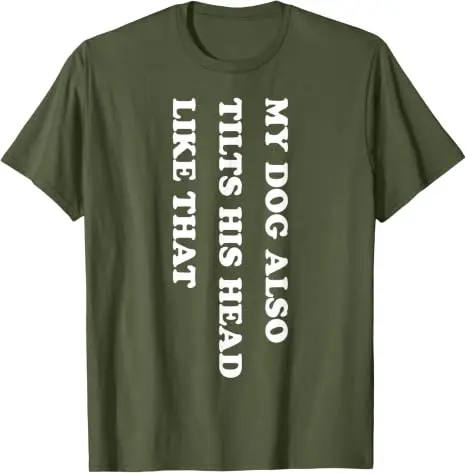 Mein Hund hebt auch seinen Kopf so an, lustiges Hundeliebhaber-T-Shirt, Y2K-Hundehumor, Buchstaben-Print, Streetwear, Welpenverhalten-Spruch-T-Shirt – Detail 16
