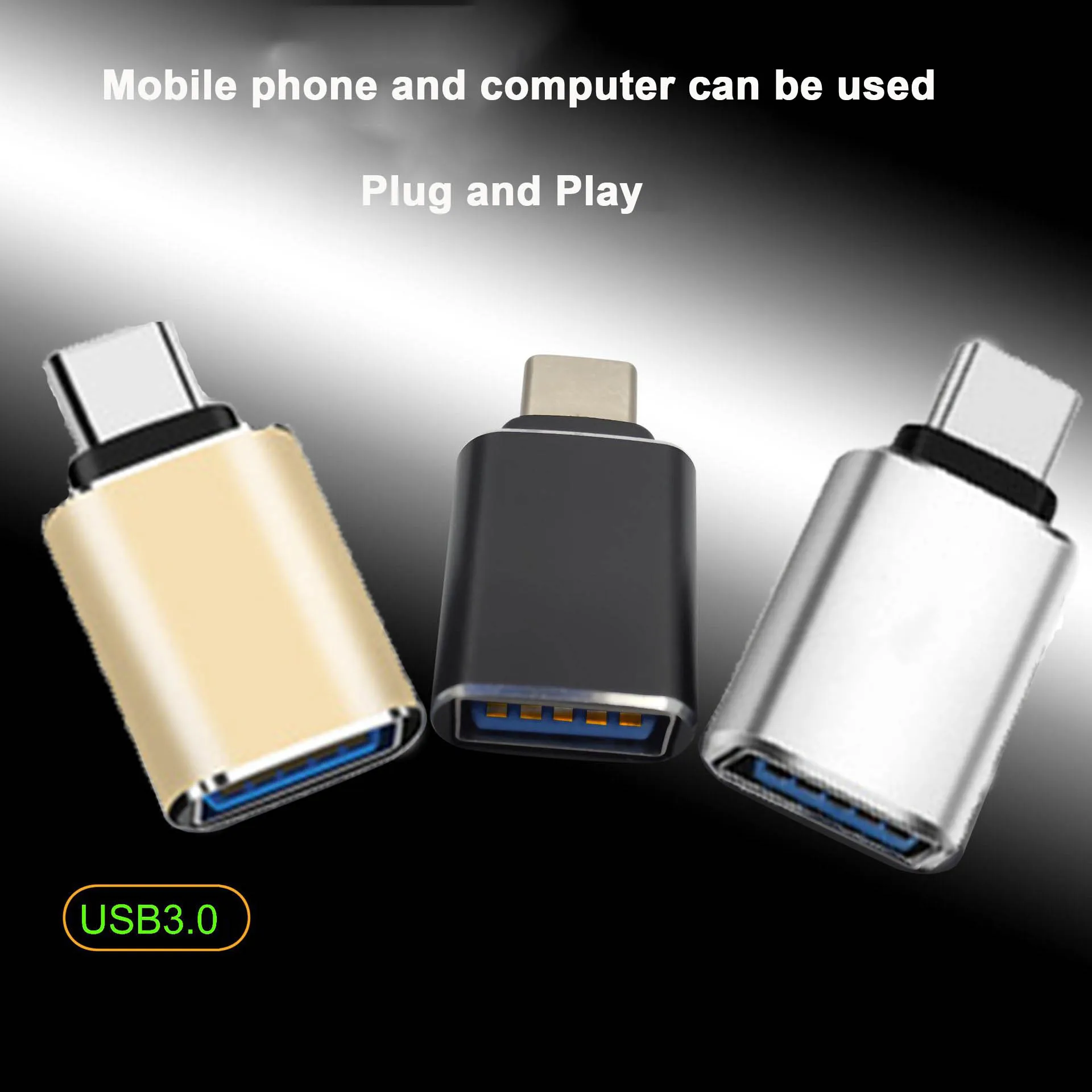 Type-c OTG to USB3.0 Adapter for Huawei Xiaomi Apple Cell Phone Universal Mouse Keyboard U Disk Flash Memory