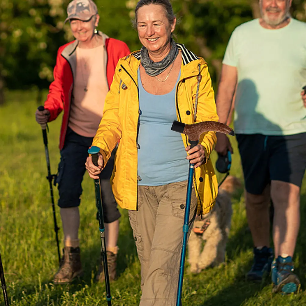 

2Pcs Trekking Pole Handle Nonslip Grip Replacement for Hiking Walking Stick Outdoor Trekking Rod Durable Ergonomic Support