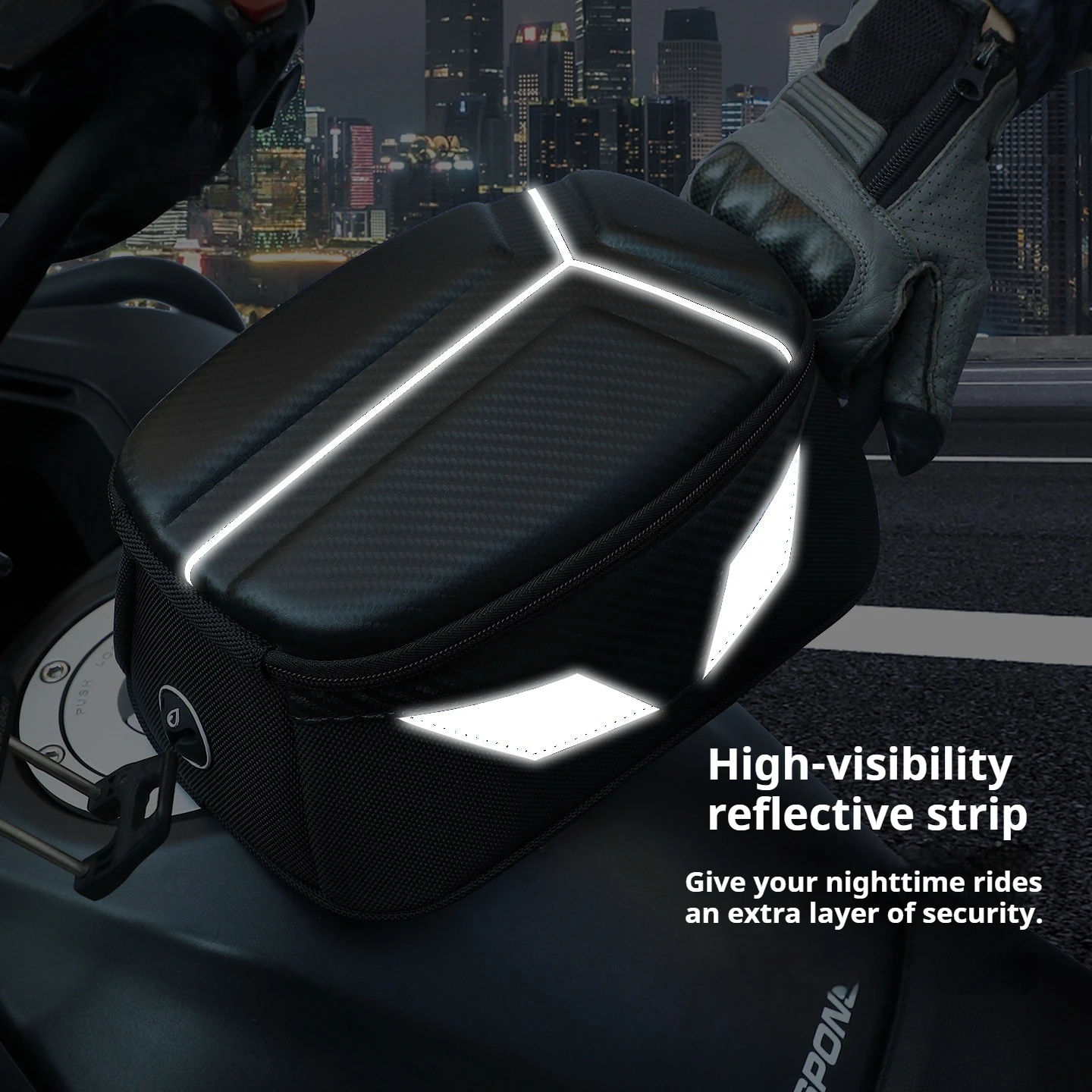 Waterproof Motorcycle Fuel Tank Bag Strong Magnetic Motorbike Multifunctional Riding Travel Storage Luggage Bag for Moto Tour