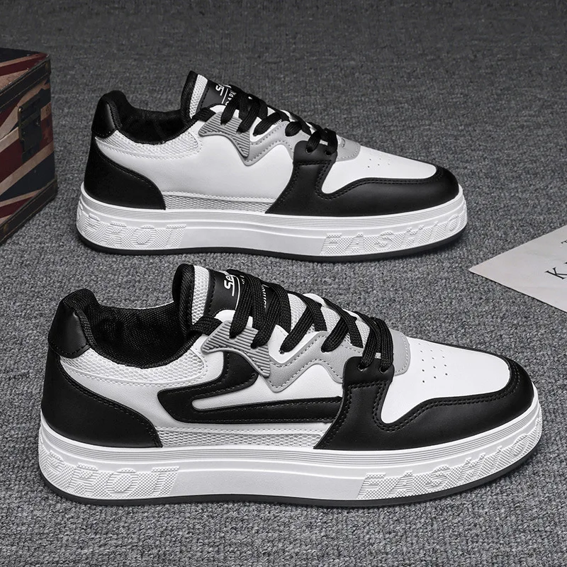

Shoes For Man Men Sneakers Winter Breathable Mesh Casual Sports White Black Versatile Male Footwear