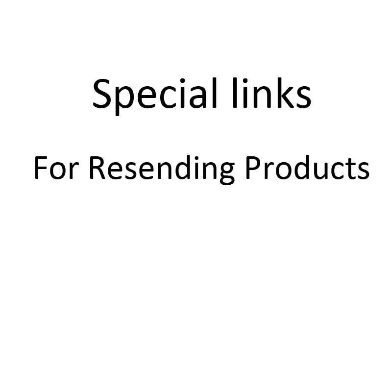 

Special links for resending products