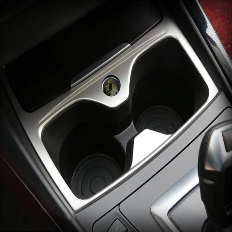 Car Styling Center Console Water Cup Frame Decoration Trim Sticker For BMW F20 F21 F22 F23 116i 118i Interior Auto Accessorries