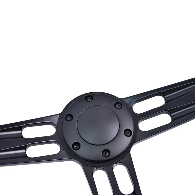 High Quality Solid Wood Racing Steering Wheel For Simulation Games Interior Accessory