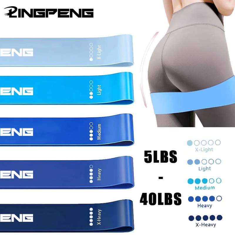 Fitness Elastic Resistance Bands Home Training Yoga Sport Resistance Bands Stretching Pilates Crossfit Workout Gym Equipment