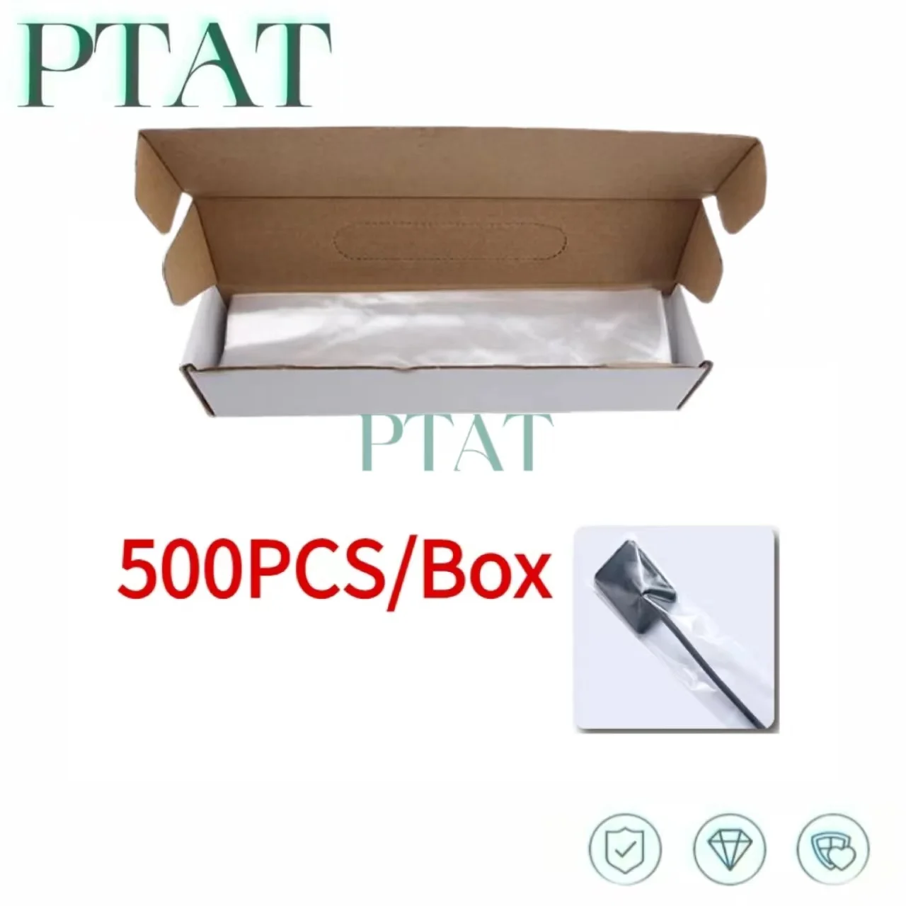 

500Pcs Disposable Dental Plastic Protective Film Contamination Cover for Digital X-Ray Sensor