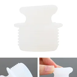 Silicone Hot Water Bottle Stopper Sealed White Pull-up Bottle Cap Bottle Cork Plug Kettle Cover Plug For Thermoss Cup Accessory