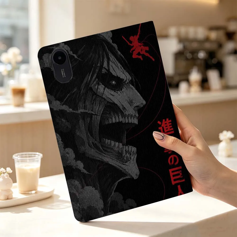 Anime Eren Yeager Fashion For Xiaomi Poco Redmi Pad 8 2 4 5 6 6S 7 7S SE Pro Max 14 11 8.7 11.2 12.5 Inch Tablet Case
